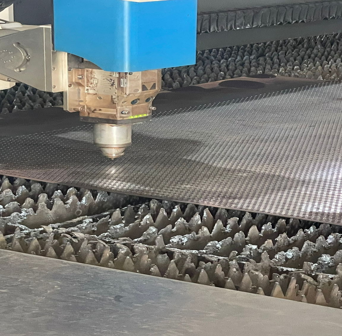 perforated plate laser cut